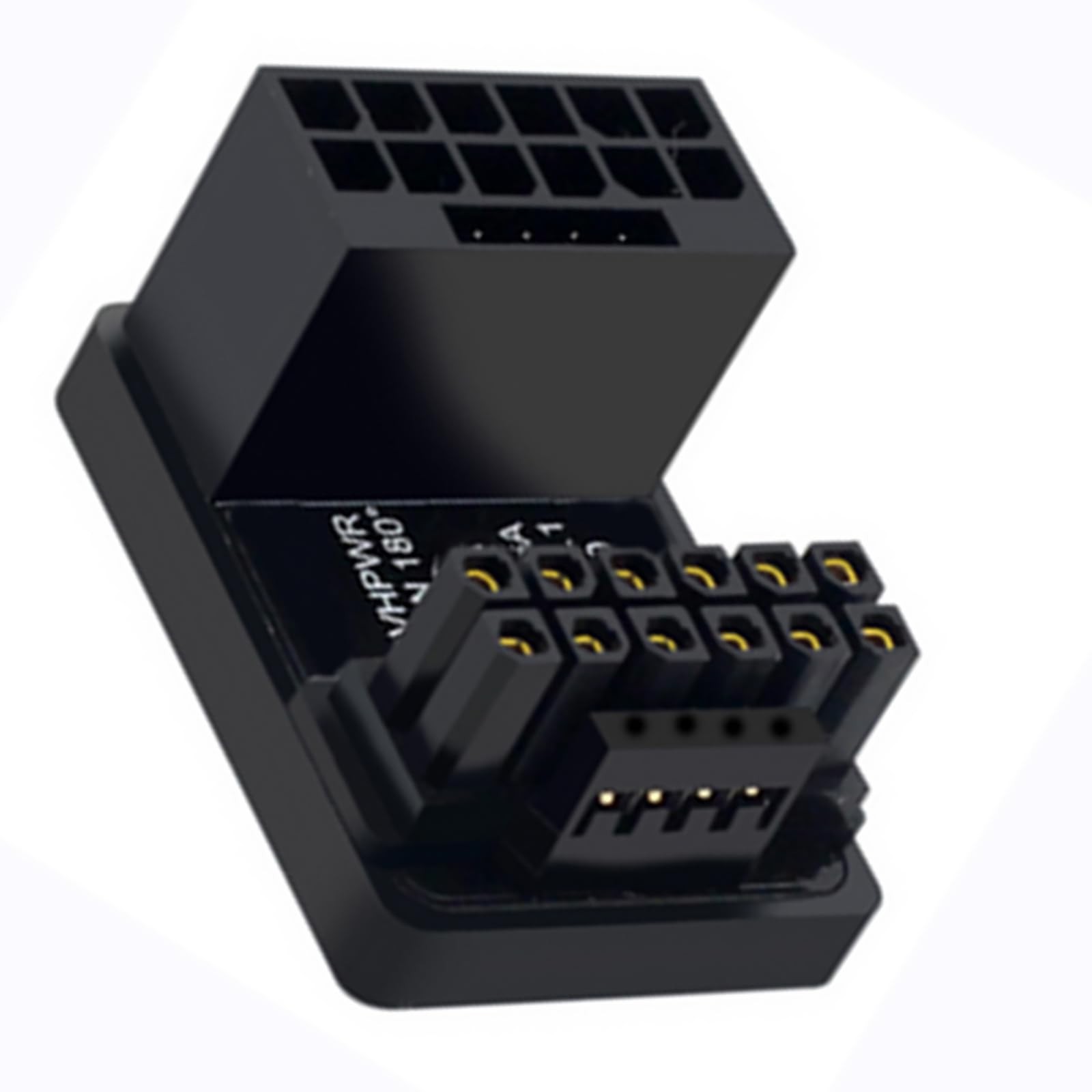 12VHPWR 180Degree Angled Adapter 600W PCIe 5.0 ATX 3.0 16 Pin 12+4 Style B