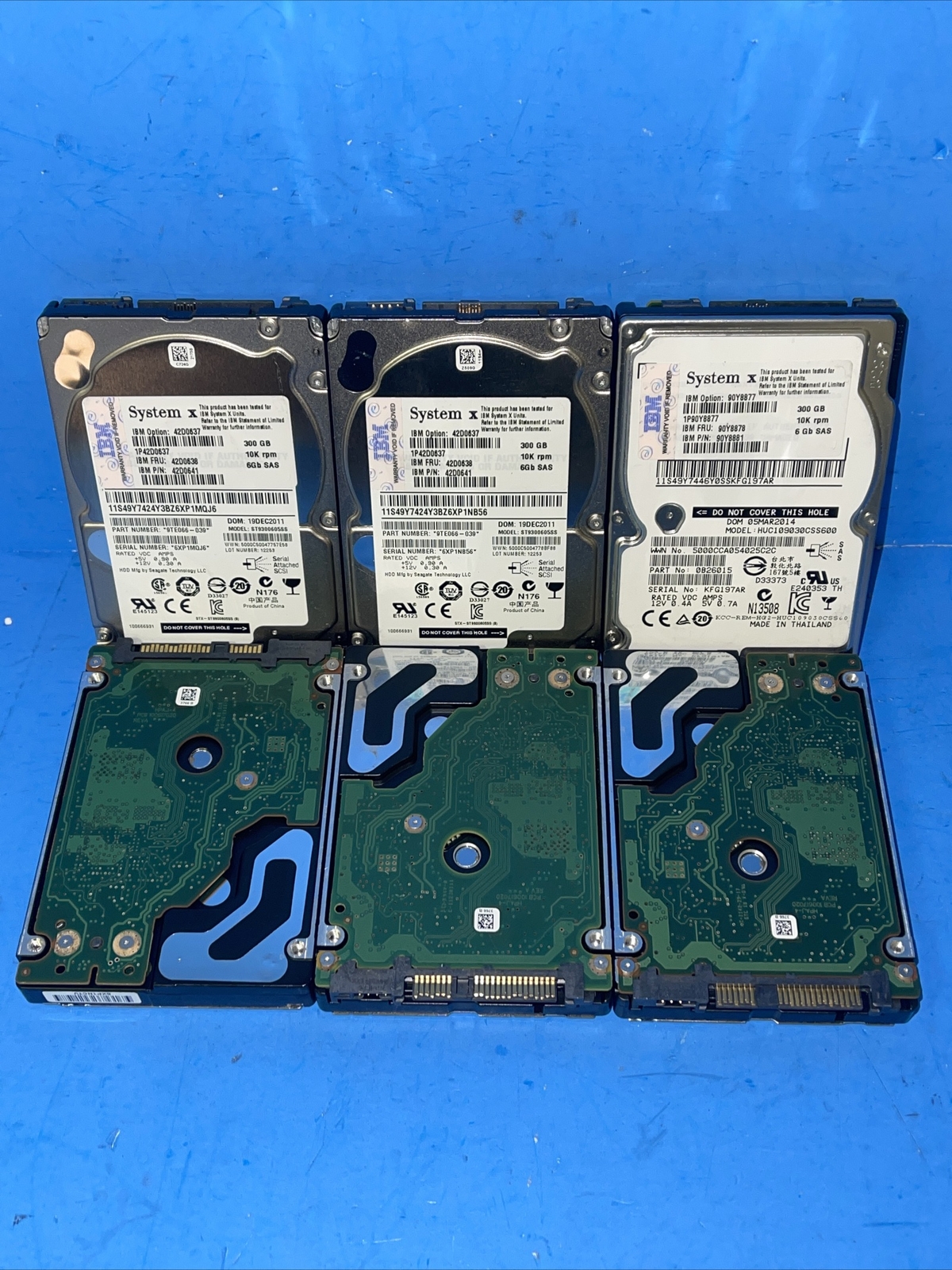 LOT OF   6    Seagate Savvio 300GB Internal 10000RPM 2.5" (ST9300605SS) HDD
