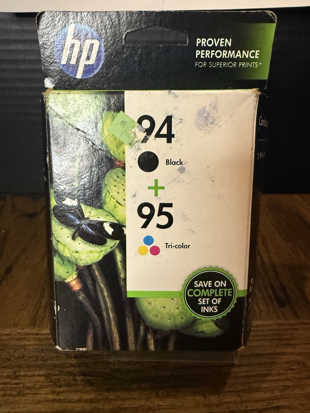 HP 94 + 95 Combo Pack Black & Tri-Color Ink Cartridges Nov 2014 Date SEALED