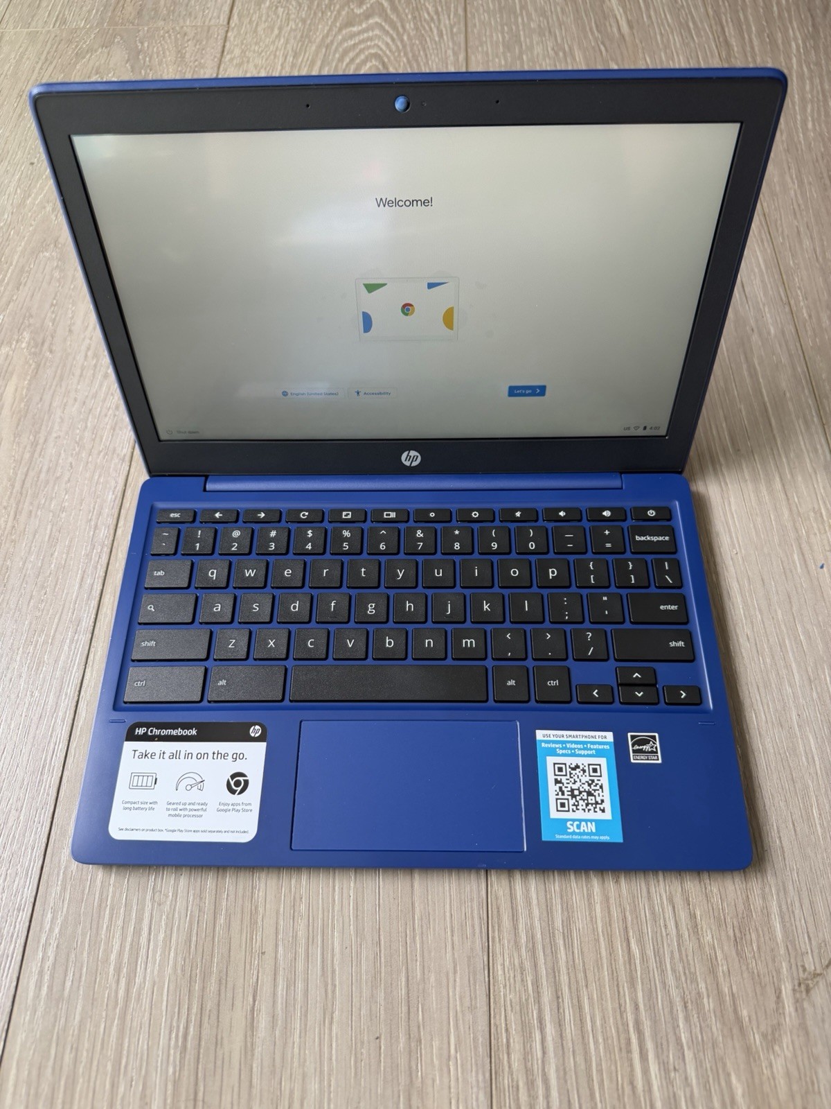 HP Chromebook Model 11a-na0036nr