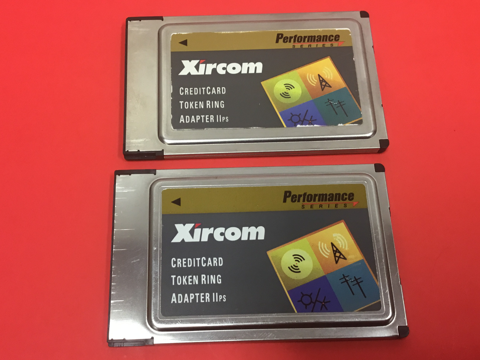 Xircom - P/N: PS-CT2-16 - CreditCard Token Ring Adapter - LOT OF (2)