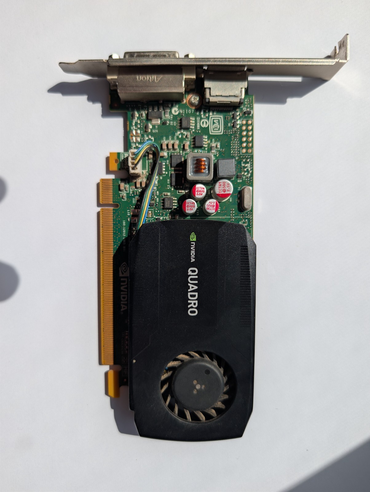 NVIDIA Quadro K600 1GB DDR3 PCIe Video Graphics Card DVI DisplayPort 180-12012