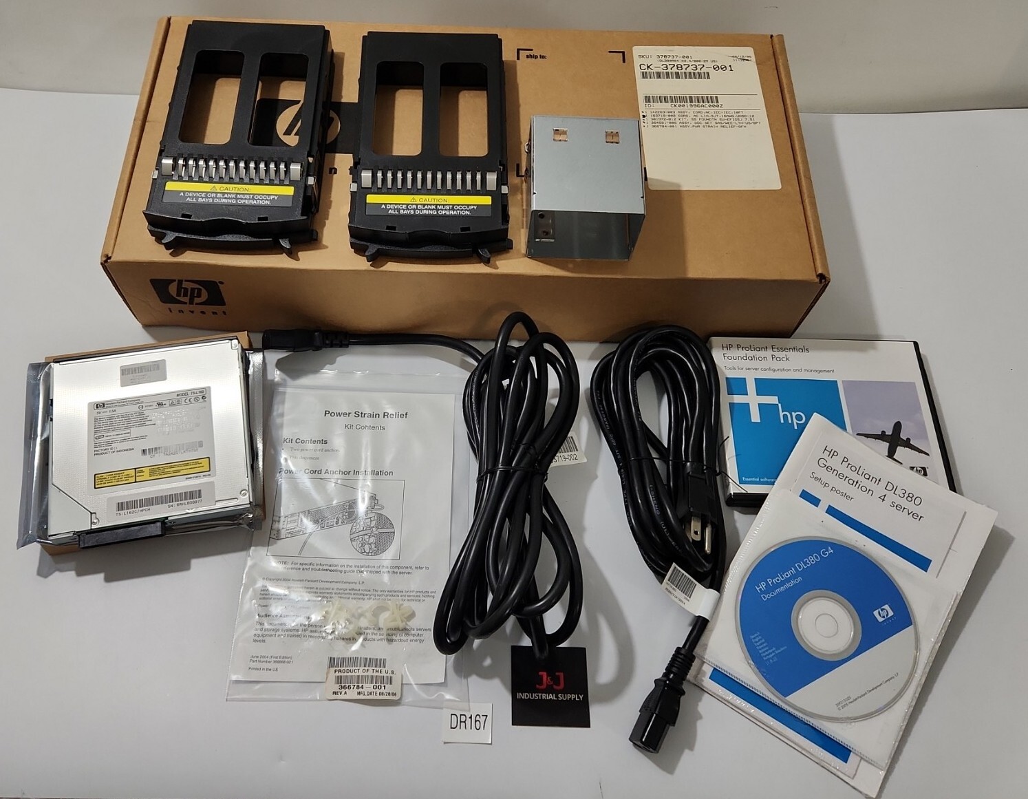 *NEW SURPLUS* HP ProLiant 378737-001 DL380R04 X3.4/800-2M US Kit + Warranty