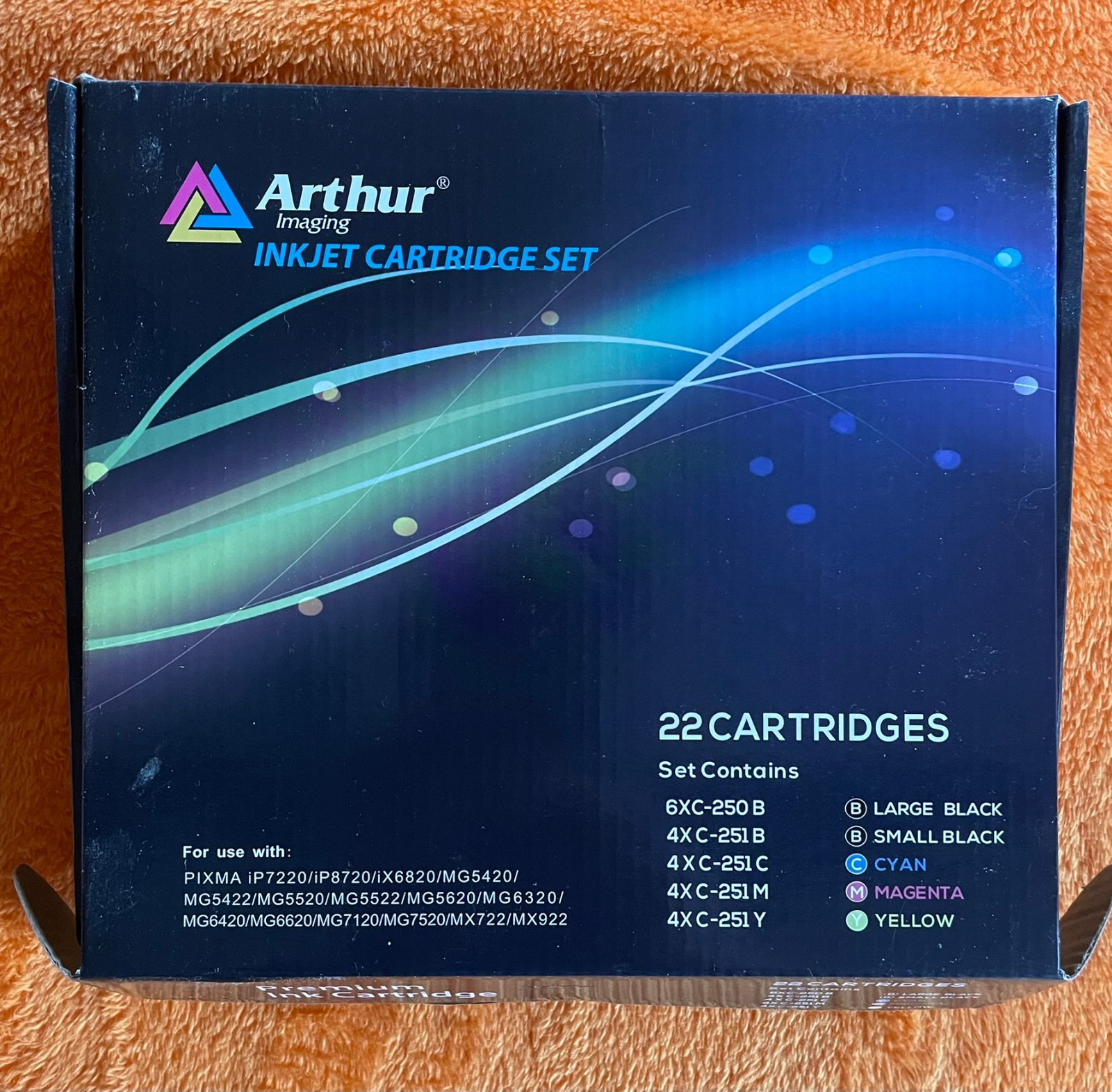Arthur Imaging Inkjet Cartridge Set Cannon Pixma  ( Set Of 16)