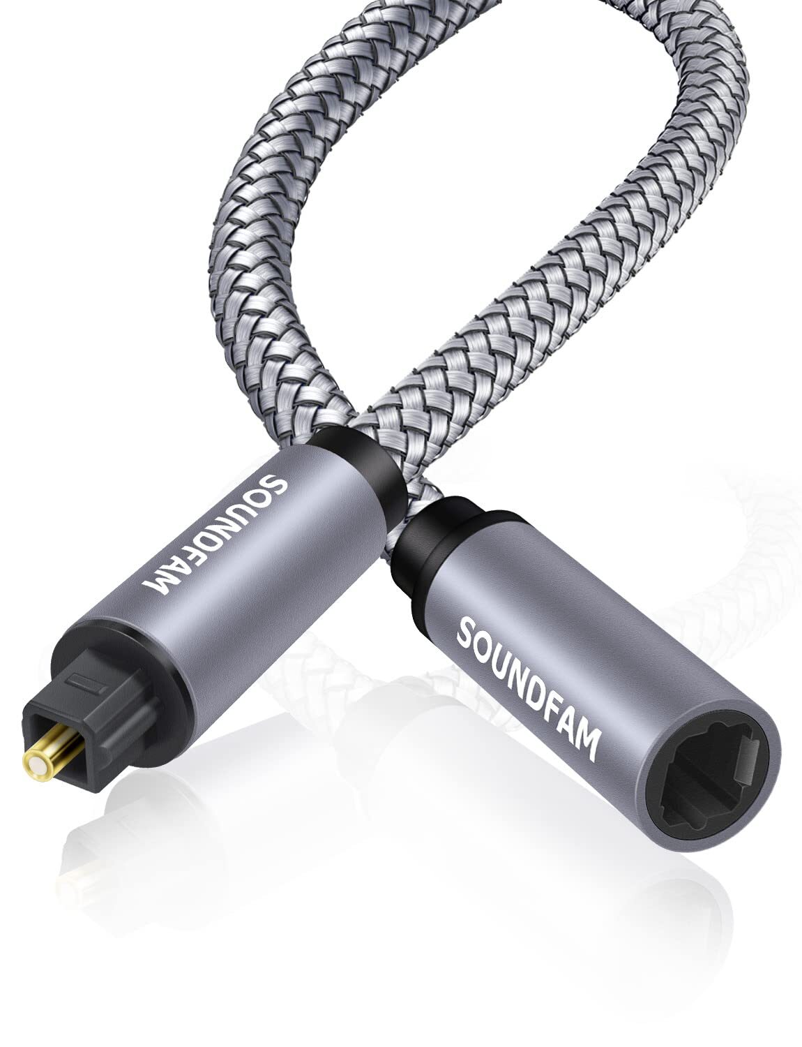Optical Extension Cable 3Ft/1M Toslink Optical Cable Male to Female Hi-Fi Sou...