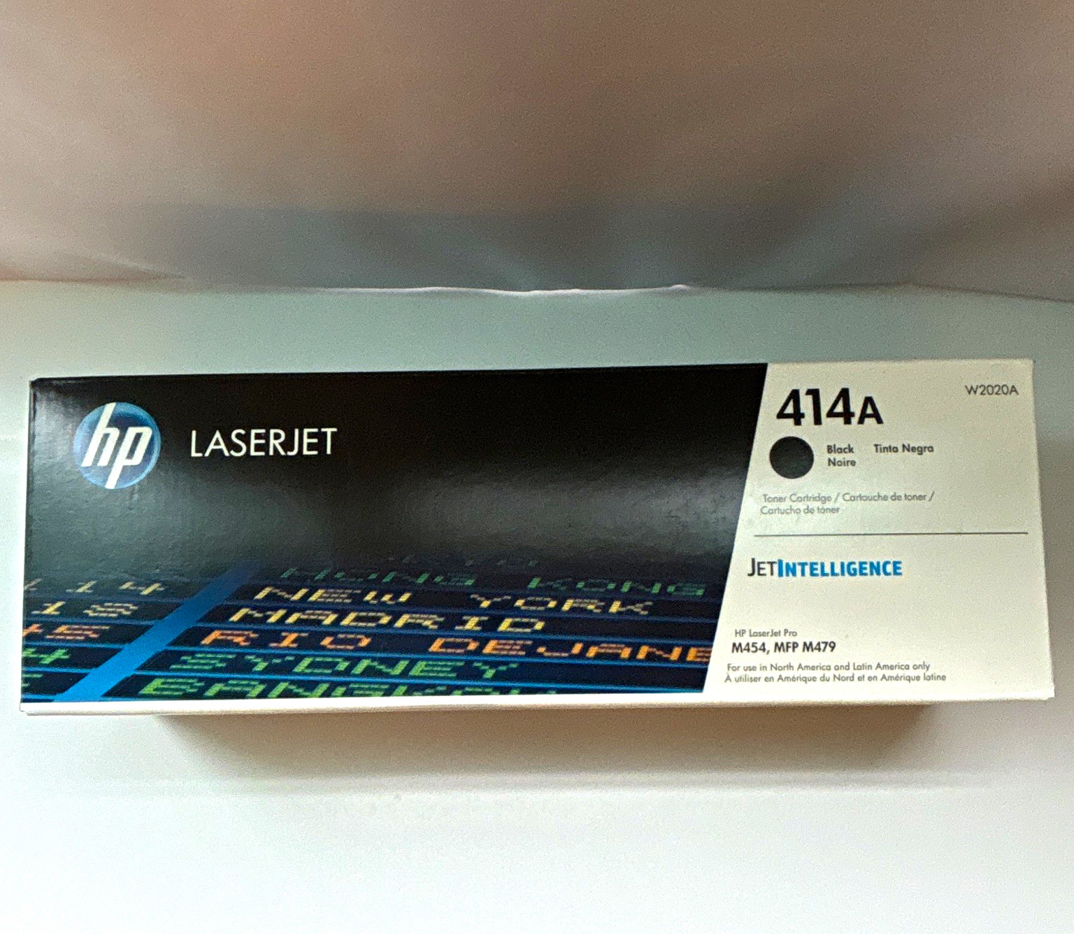 HP Genuine 414A W2020A Black Toner Cartridge for LaserJet M454/MFP M479