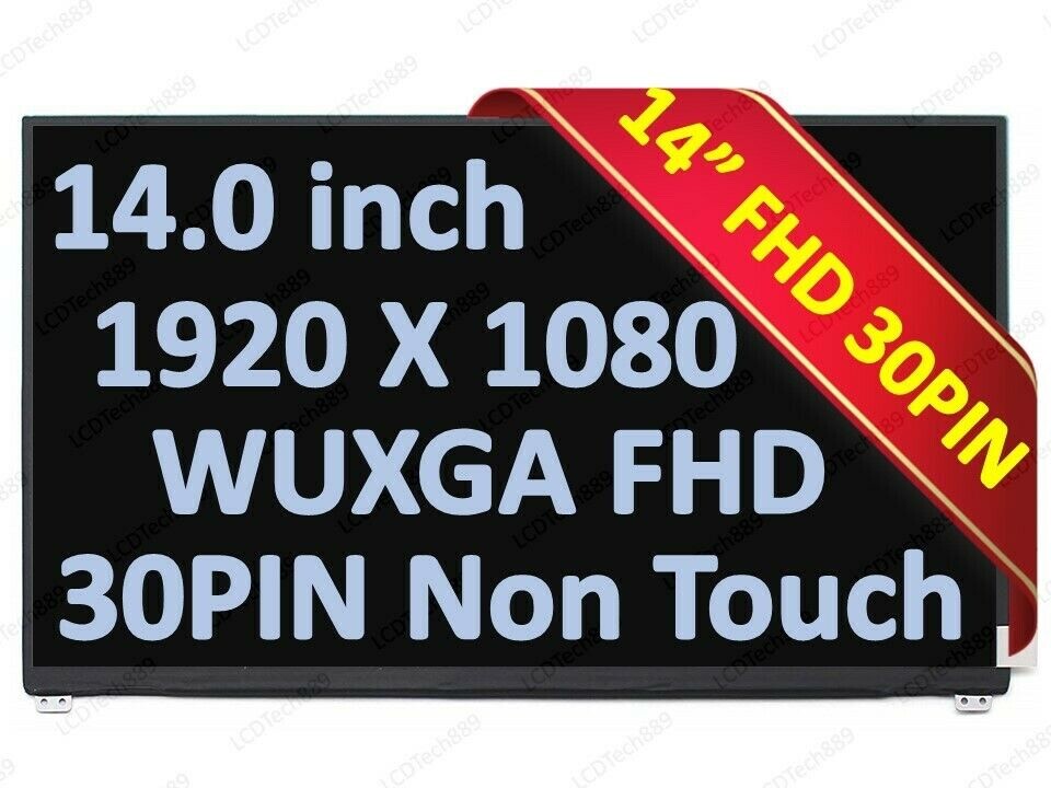1080P 14.0" IPS LCD Screen fit N140HCE-G52 NV140FHM-N47 DELL D/PN 06HY1W 72%nts