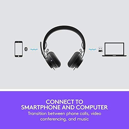 GRAPHITE - LOGITECH ZONE WIRELESS CERTIFIED FOR MICROSOFT TEAMS BLUETOOTH
