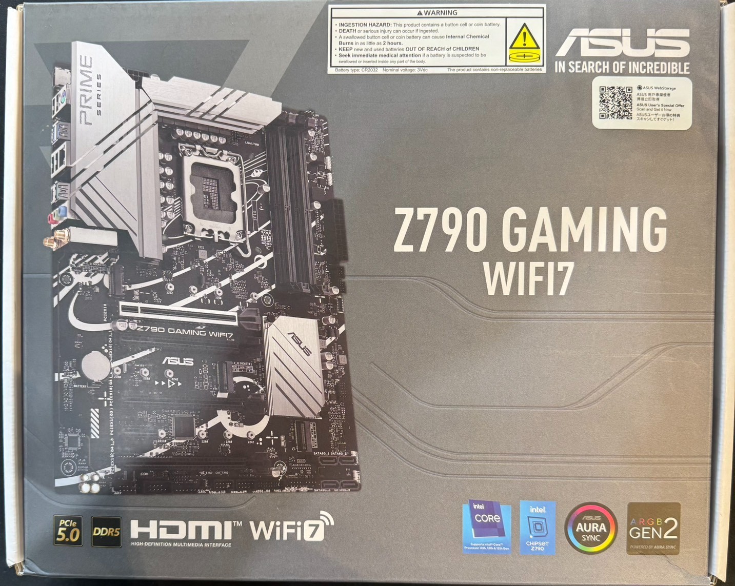 [READ] [MOBO ONLY] ASUS Z790 Gaming WiFi7 LGA 1700 DDR5 ATX Motherboard