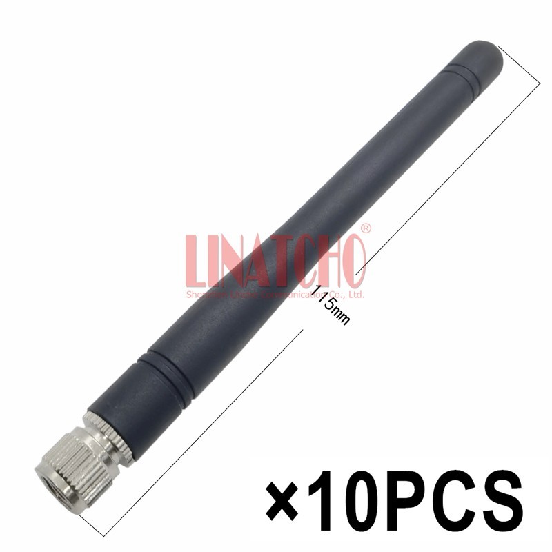 10PCS 3DB 698-2700MHz 4G LTE Multiband External Rubber Straight SMA Male Antenna