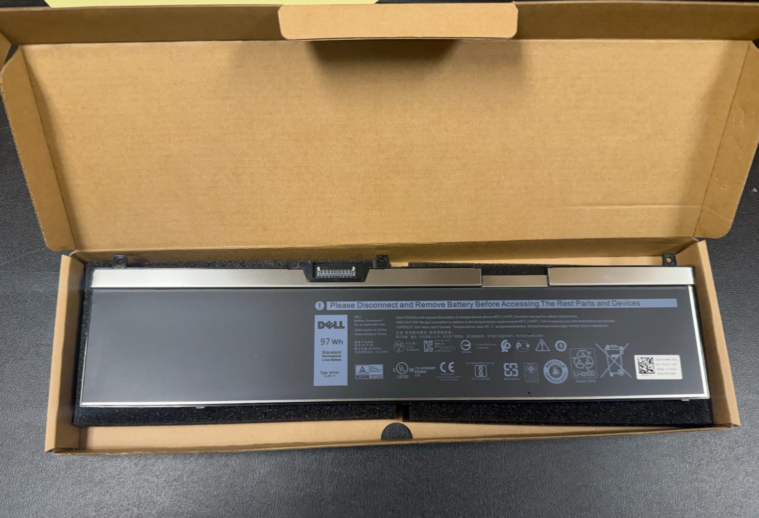 Genuine 97Wh NYFJH Battery Dell Precision 7530 7540 7730 7740 P74F P34E Series