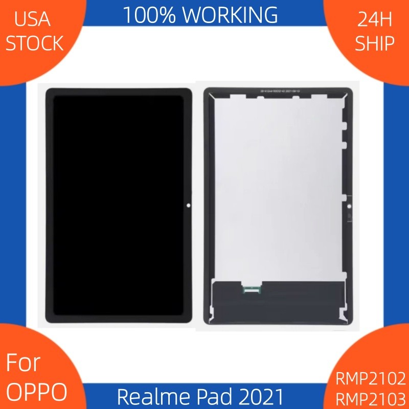100% For OPPO Realme Pad 10.4“ 2021 RMP2102 RMP2103 LCD Touch Screen Digitizer