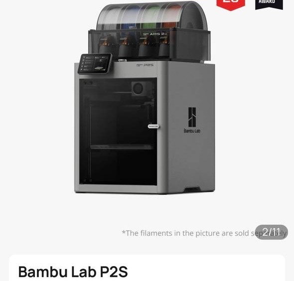 Bambu Lab P2S Combo 3D Printer