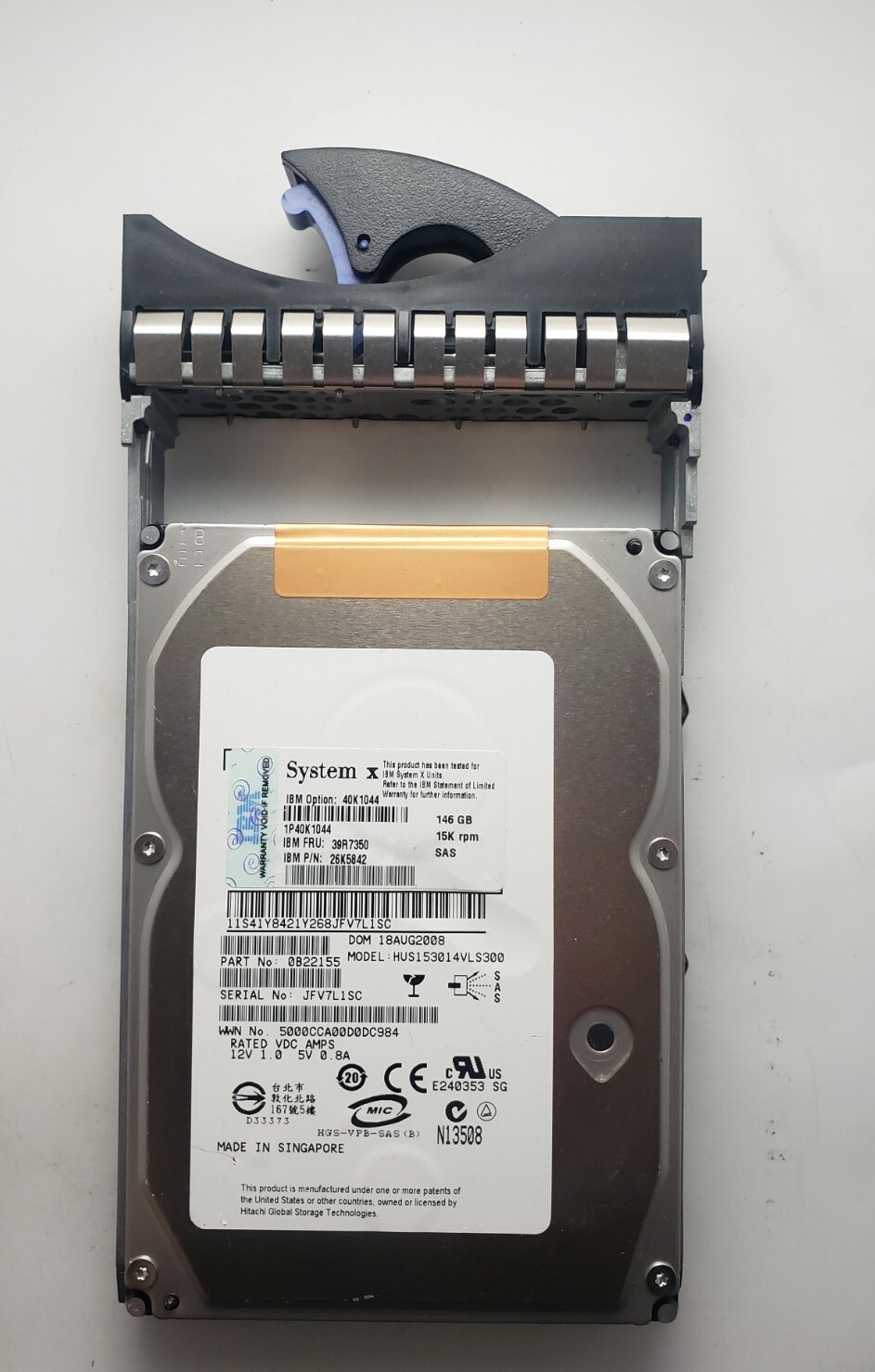 IBM 146 GB 15K hardrive 