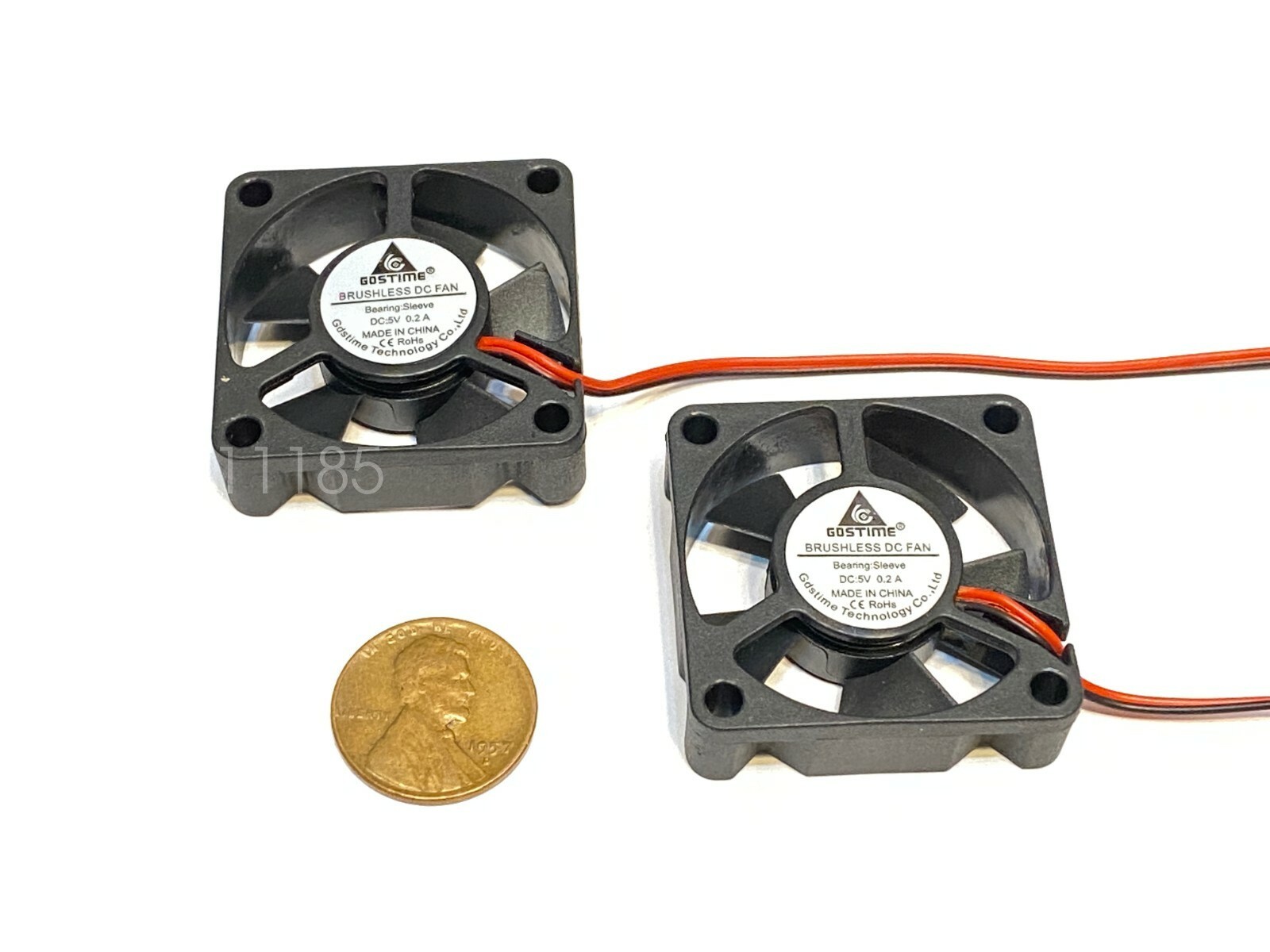 2 Pieces 5v fan 35mm x 10mm heatsink cooling laptop computer GDStime  3cm