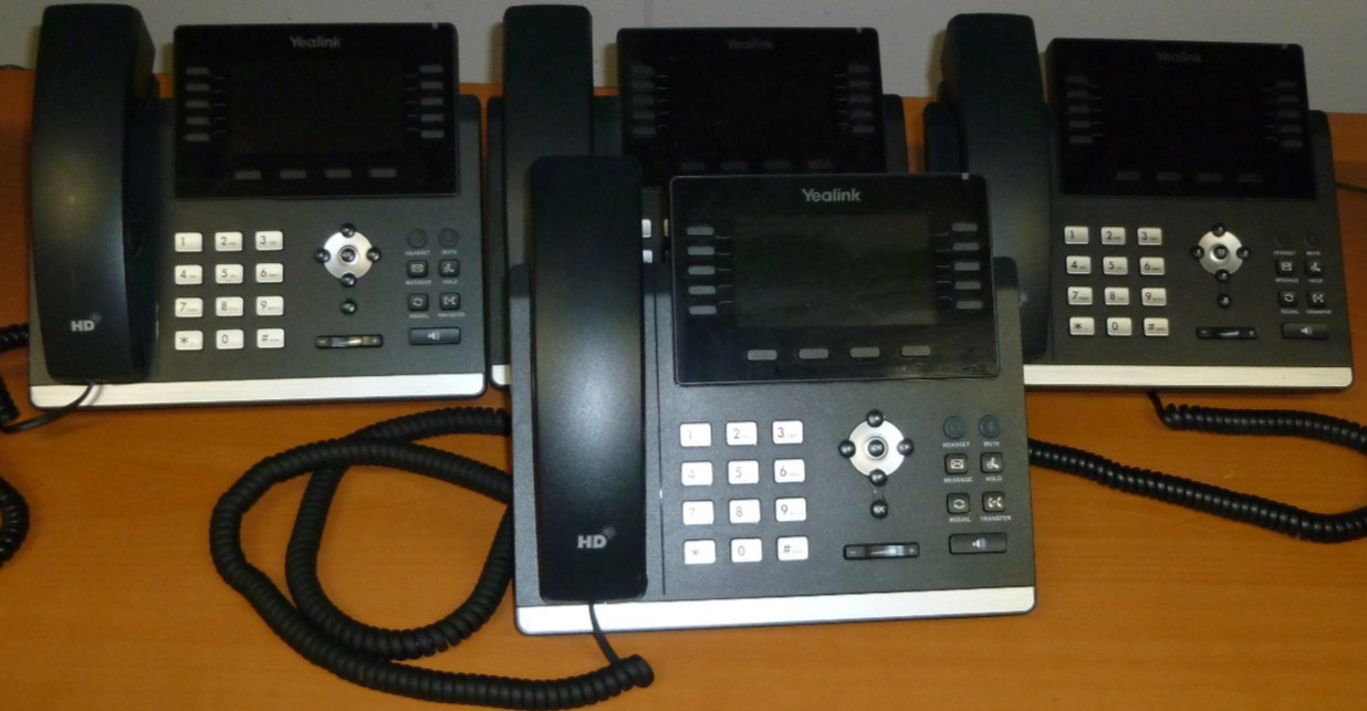 (LOT OF 10) Yealink Ultra-Elegant 4.3" LCD Gigabit IP Business Phone SIP-T46U