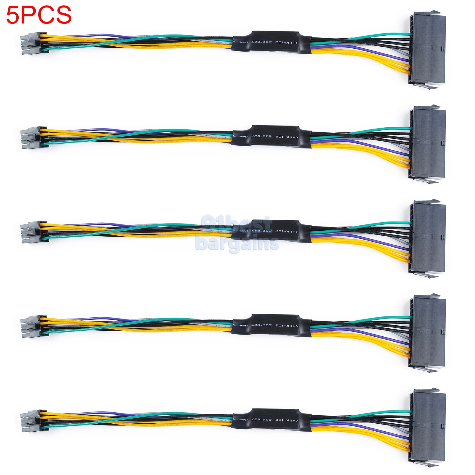 18AWG ATX 24-Pin to 8-Pin Power Supply Adapter Cable for Dell Optiplex Computers