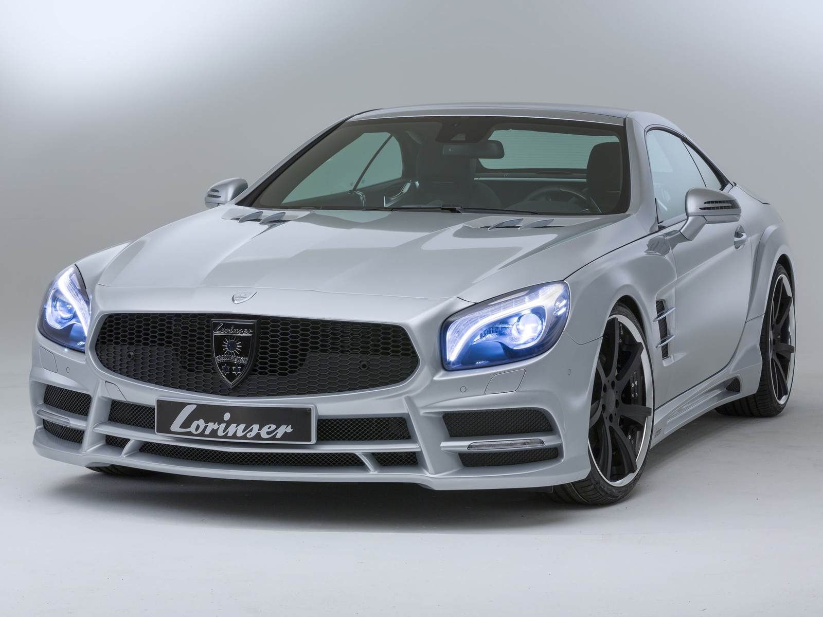Cars lorinser mercedes benz sl 500 r231 modified Desk Mat Stitched