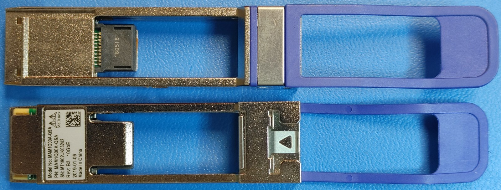 Mellanox MAM1Q00A-QSA Rev B3 DynamiX QSA QSFP+ to SFP+ Adapter