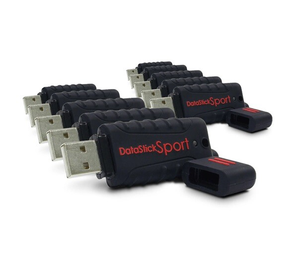 Centon DataStick Sport Waterproof - USB Flash Drive - 4 GB - USB 2.0 - 10 Pack