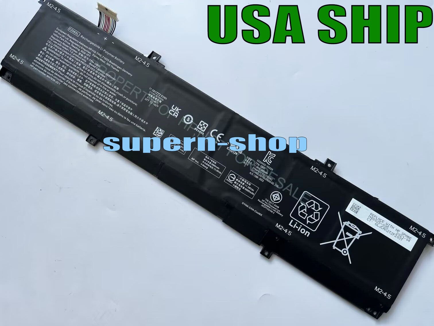 USA ship 100% New Genuine FZ06XL 83Wh battery for HP series