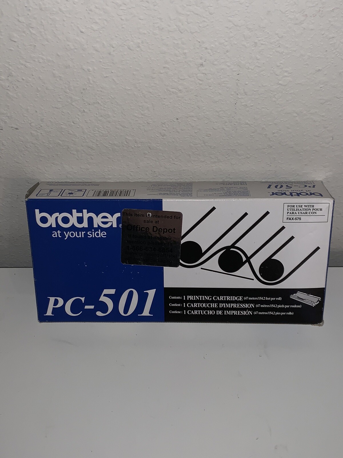 New in open Box - Brother PC-501 PPF Print Cartridge Fax-575 Genuine OEM