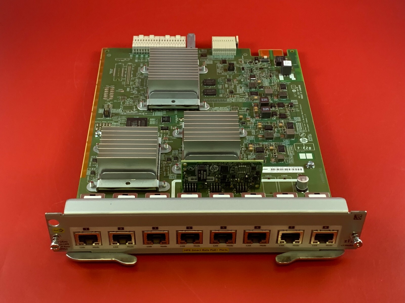 J9995A HPE Aruba 8port 1/2.5/5/10GBASE-T PoE+MACsecv3 zl2 Module HPE REF Pull