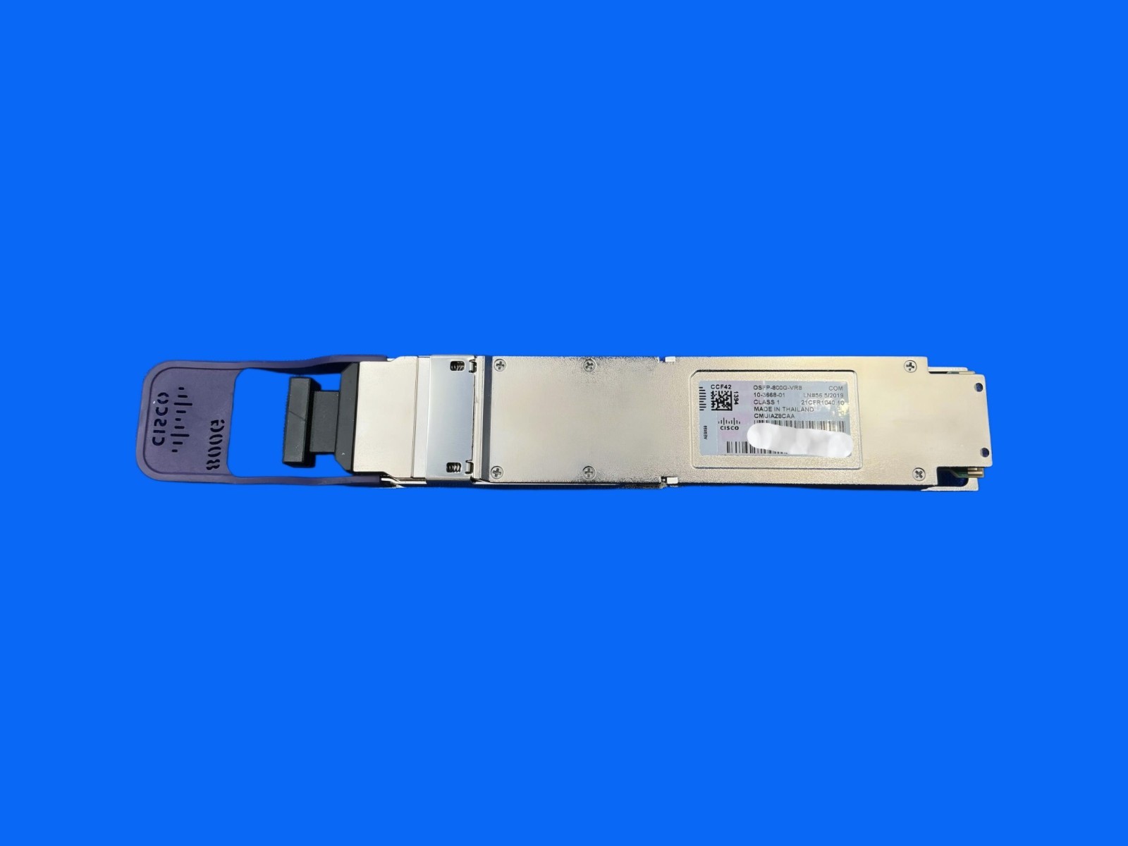 Cisco OSFP-800G-VR8 800GBASE-VR8 OSFP 850nm Dual MPO-12 APC MMF Transceiver