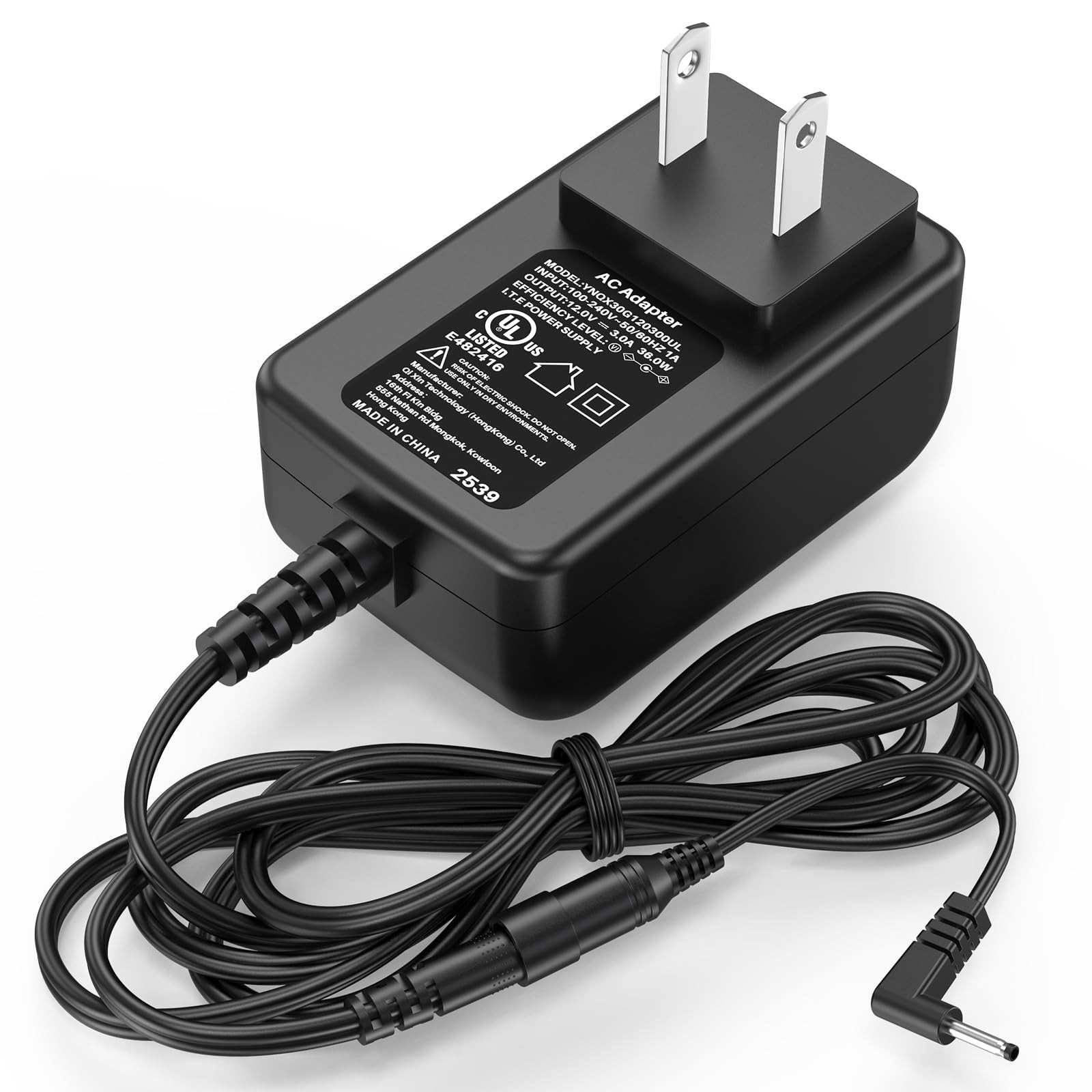 12V 3A Laptop Charger Power Adapter for ApoloSign NJP1561P02 15.6 Inch Notebook