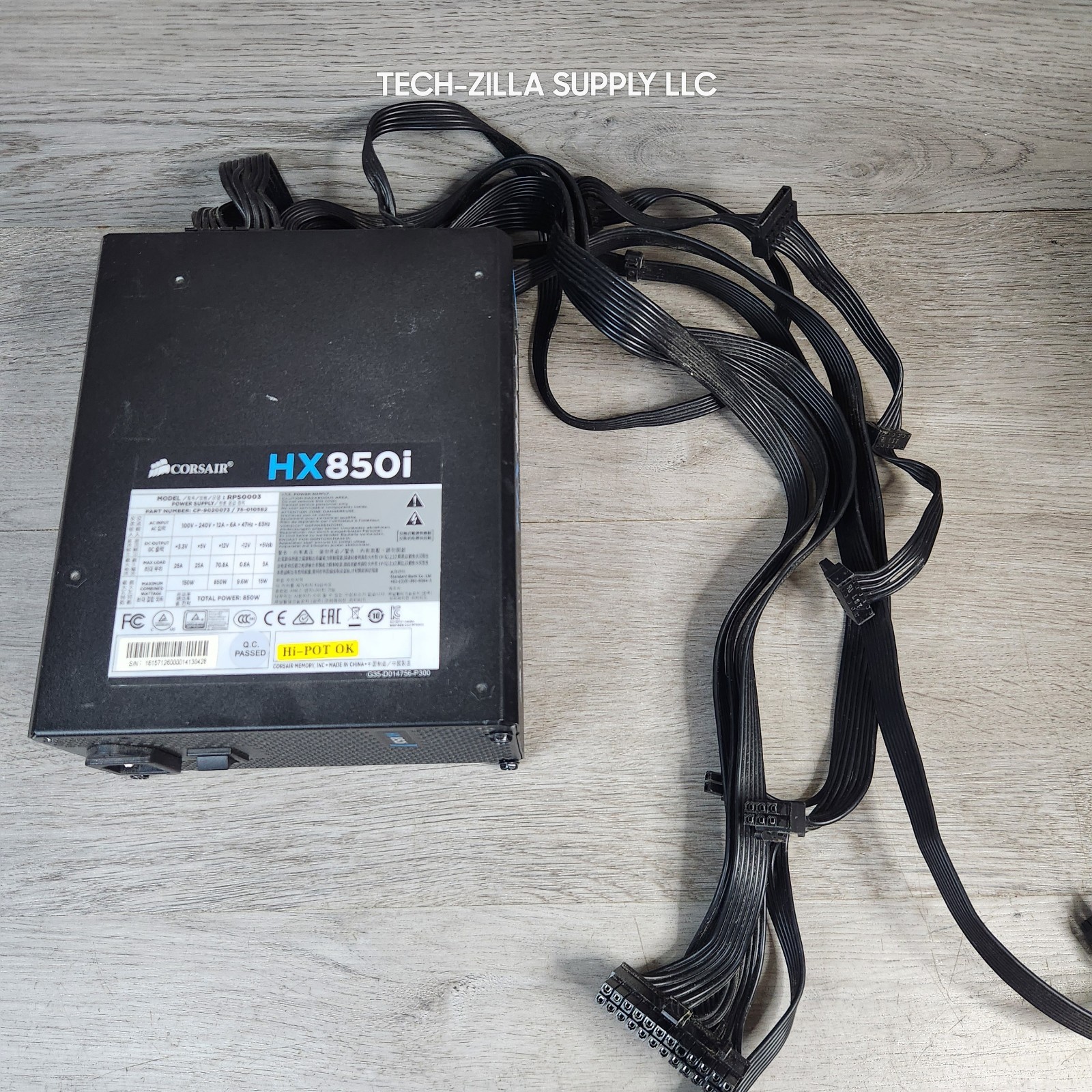 Corsair HXi Series HX850i 850W ATX Fully Modular Power Supply RPS0003