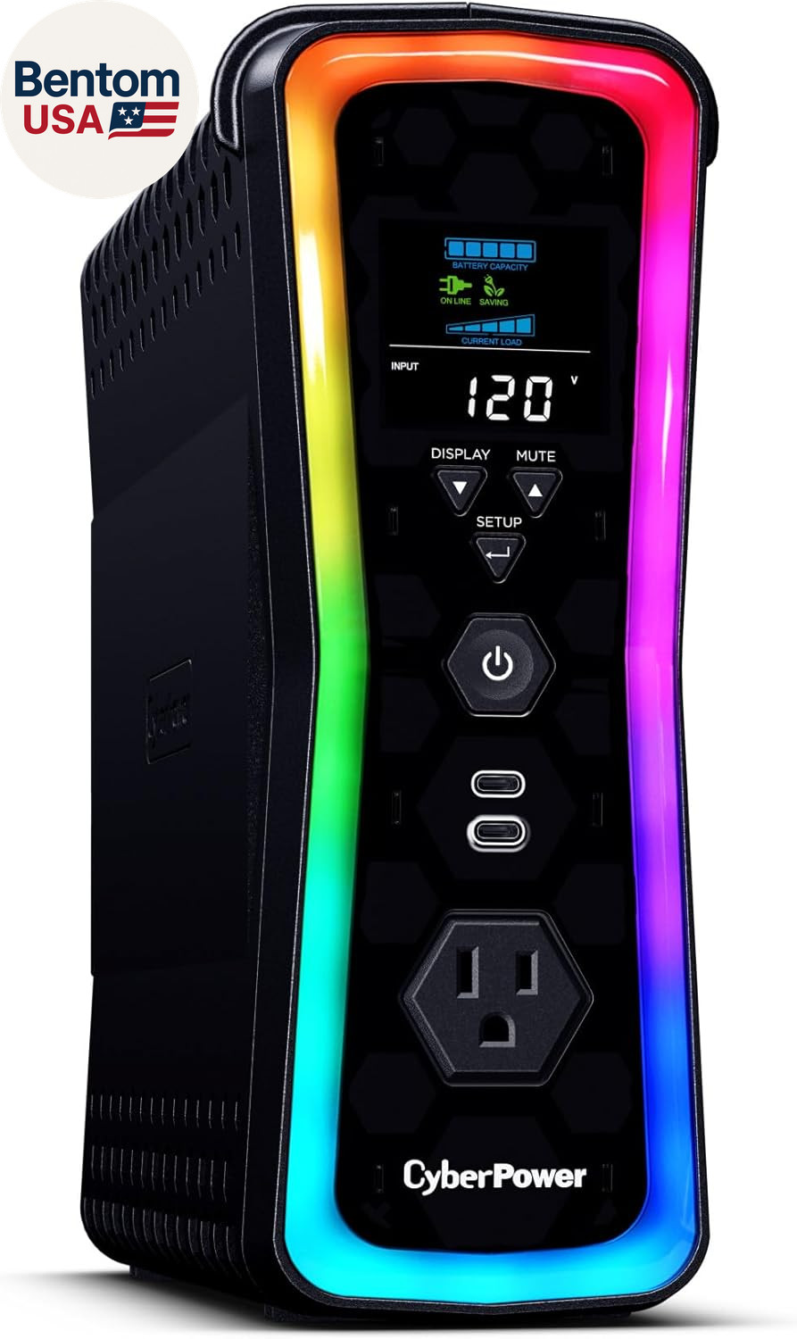 Cyberpower GX150C2 Gaming UPS Battery Backup and Surge Protector, 1500VA/1000W,
