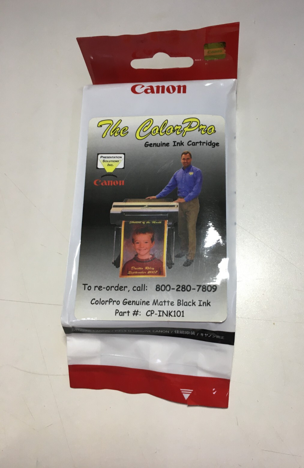 NEW Canon The Colorpro Genuine Ink Cartridge Matte Black Ink Part #CP-INK101