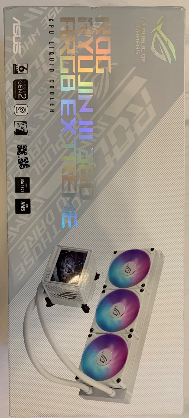 ASUS ROG RYUJIN III 360 ARGB EXTREME White Edition