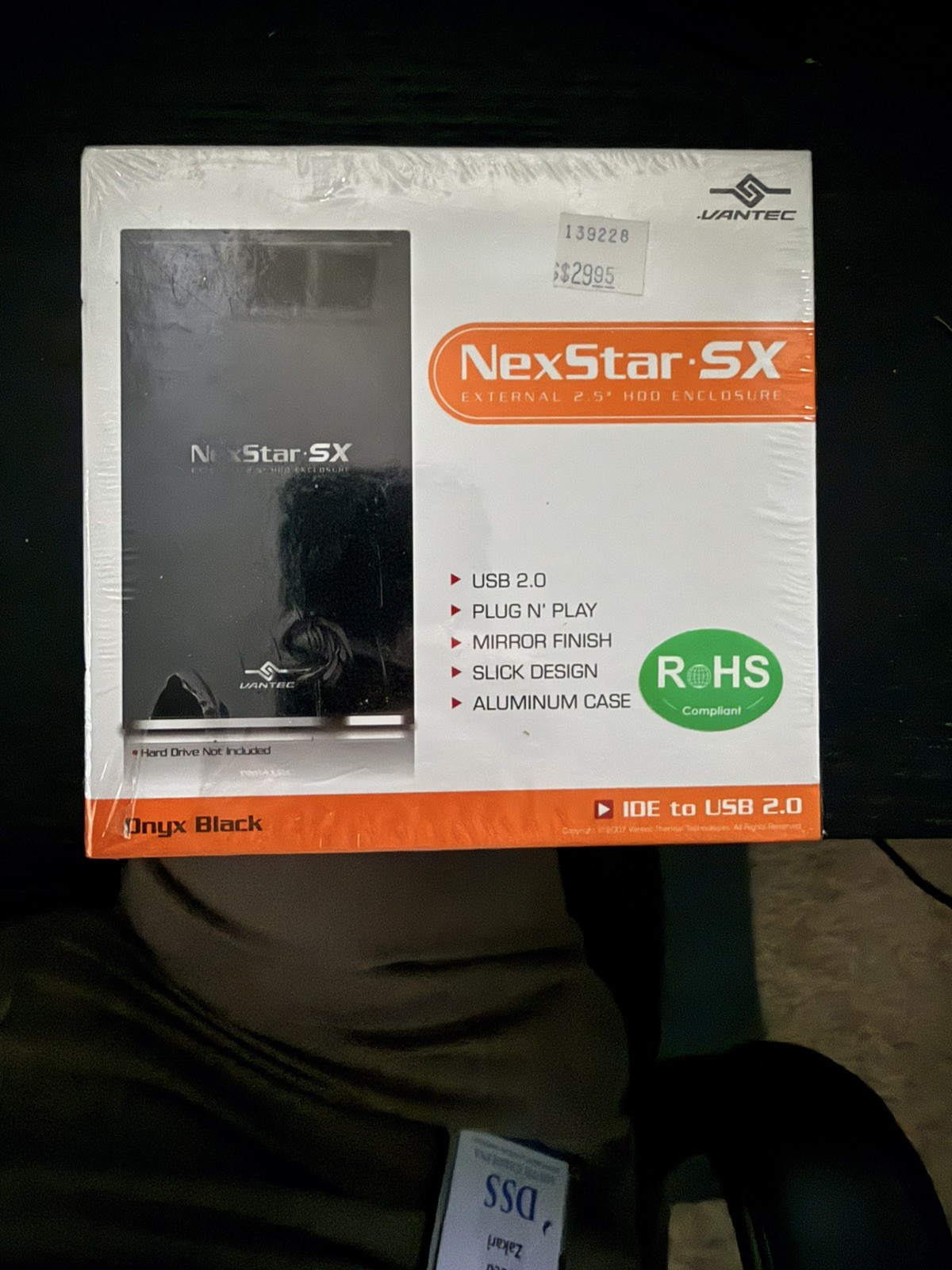 NexStar SX External 2 5" IDE to USB 2.0 Enclosure Onyx Black
