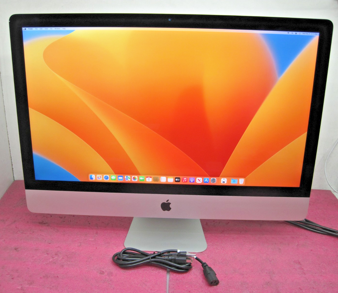 Apple iMac 27" 2017 Retina 5K i7-7TH 40GB 500GB SSD Radeon Pro 580 Ventura T9A11