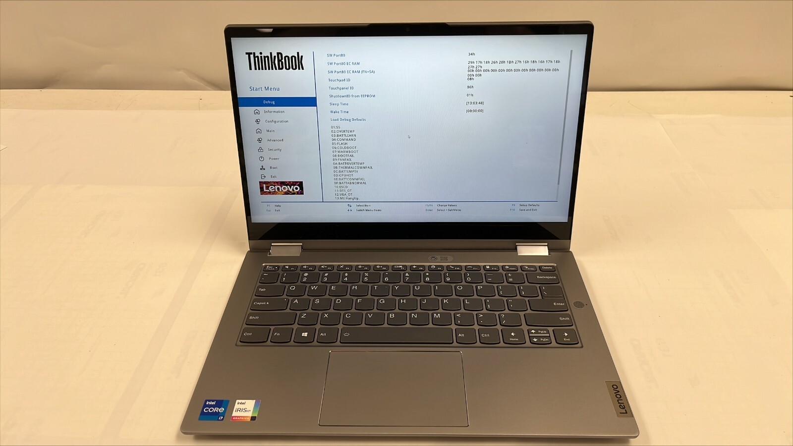 Lenovo Thinkbook Yoga 14s i7 11th Gen 16GB 512GB 14" Touch 20WE0018US NO OS