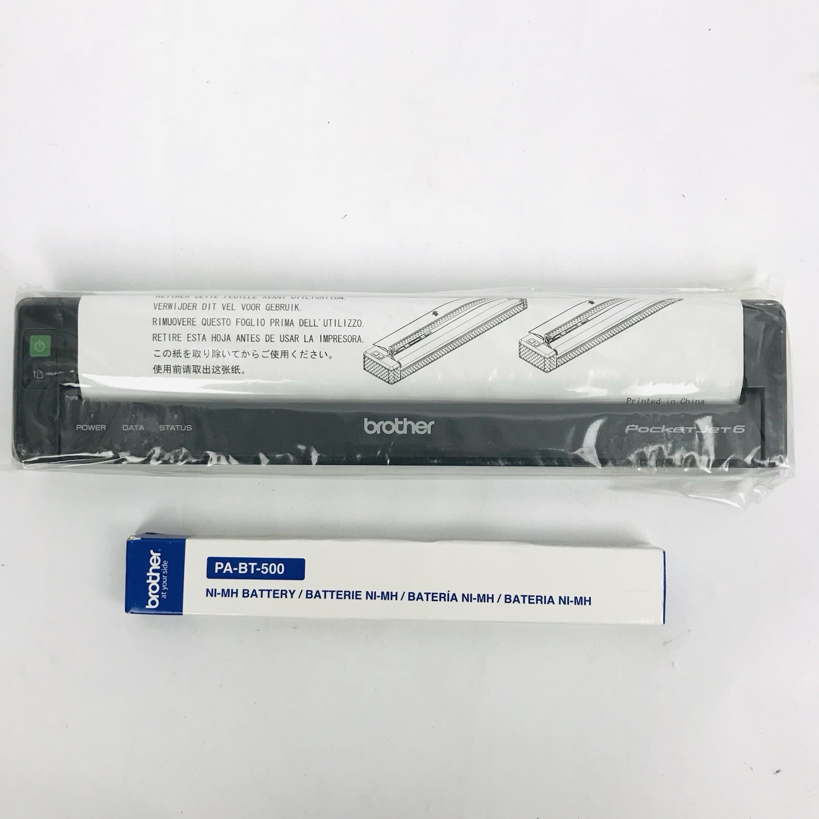 NEW Brother PocketJet 6 PJ-662 Portable Printer & Battery New Open Box