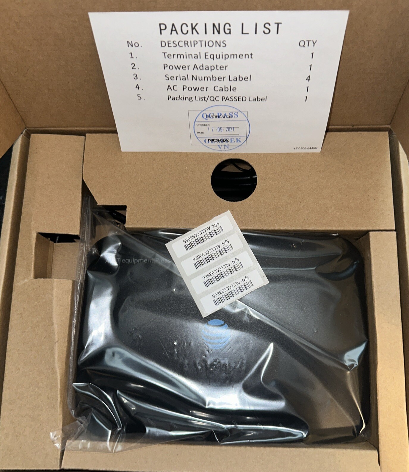 NOKIA XS-020X-A 3FE48958AC 10G GPON AT&T