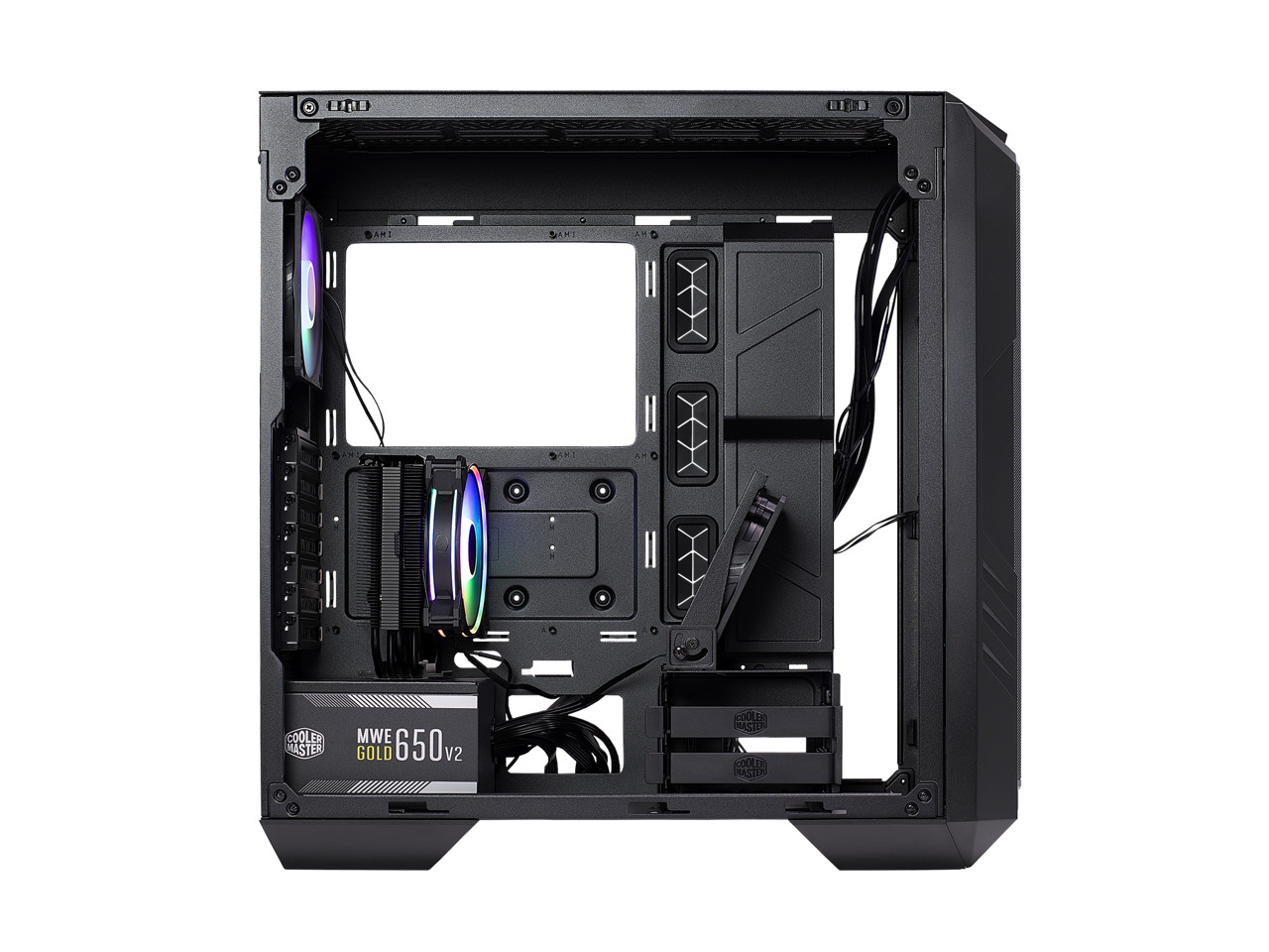 Master HAF 500 High-Airflow Mid-Tower ATX Gaming Case + Hyper 212 Halo Cooler
