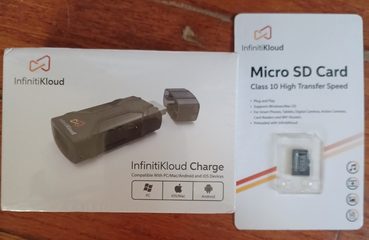 InfinitiKloud SD with 64 GB Micro SD Card High Speed USB flash drive (38) 