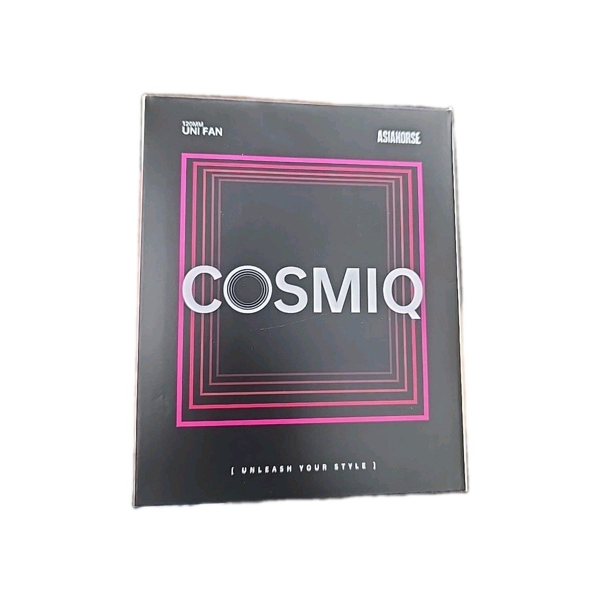 AsiaHorse COSMIQ-Uni-White 120mm Case Fan, Infinity Mirror FDB Whitw-3packs