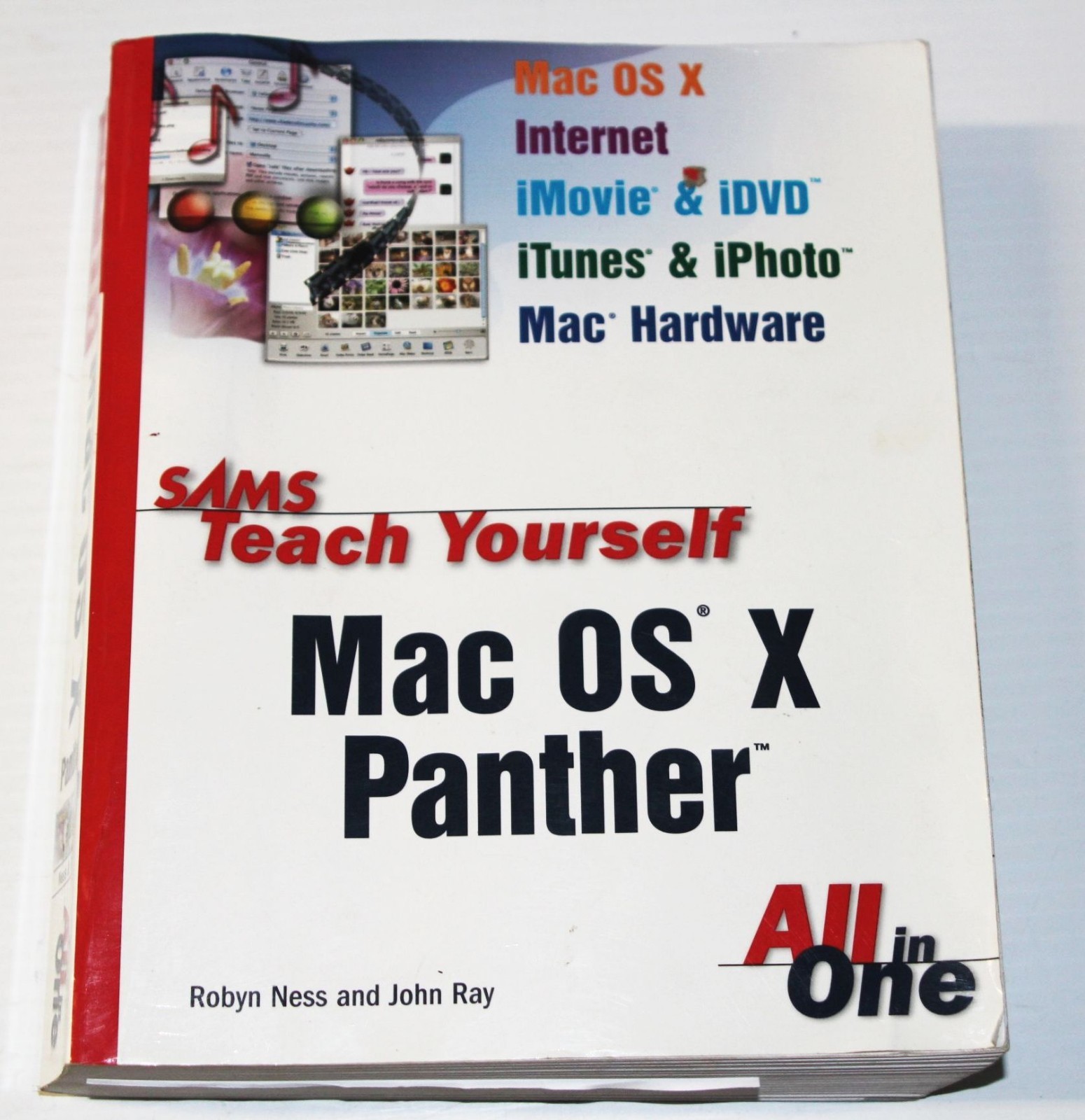 Vintage Apple Mac SAMS Teach Yourself Mac OS X Panther by Ness & Ray Manual Book