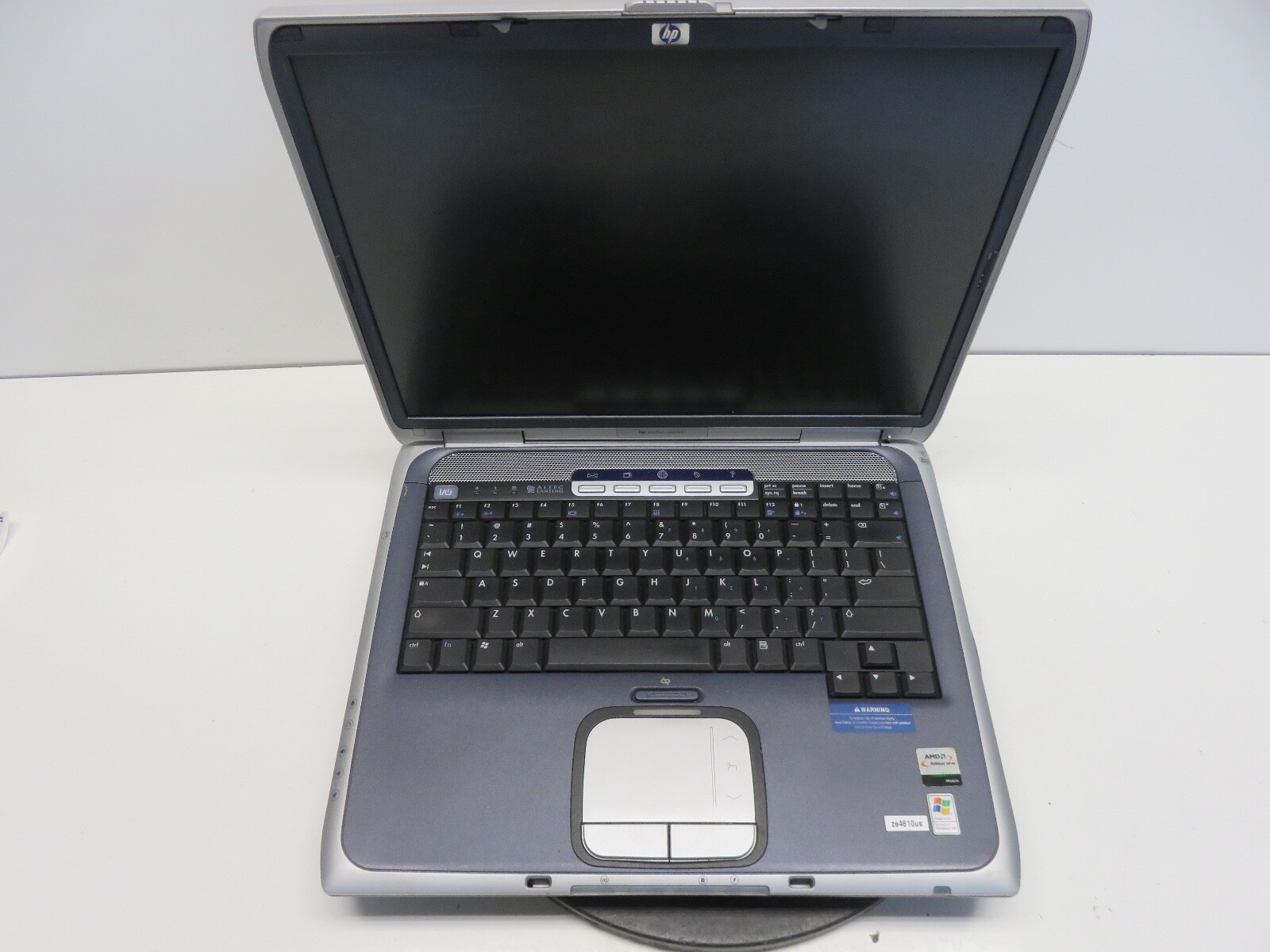 HP Pavilion ZE4600 AMD Athlon 1862MHz 456 MB NO HDD No Batt