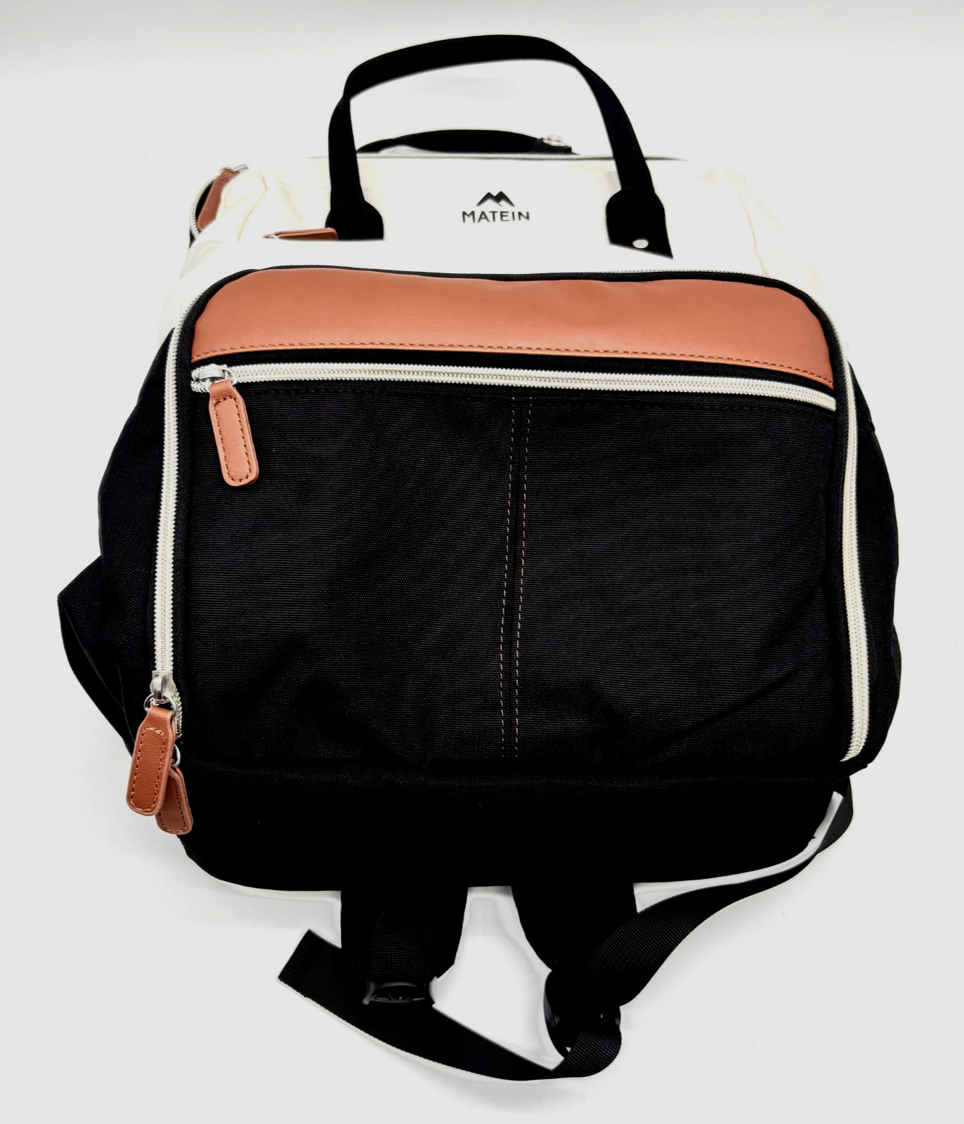 Matein Womens White Black Colorway Laptop Bag Brand New Open Box