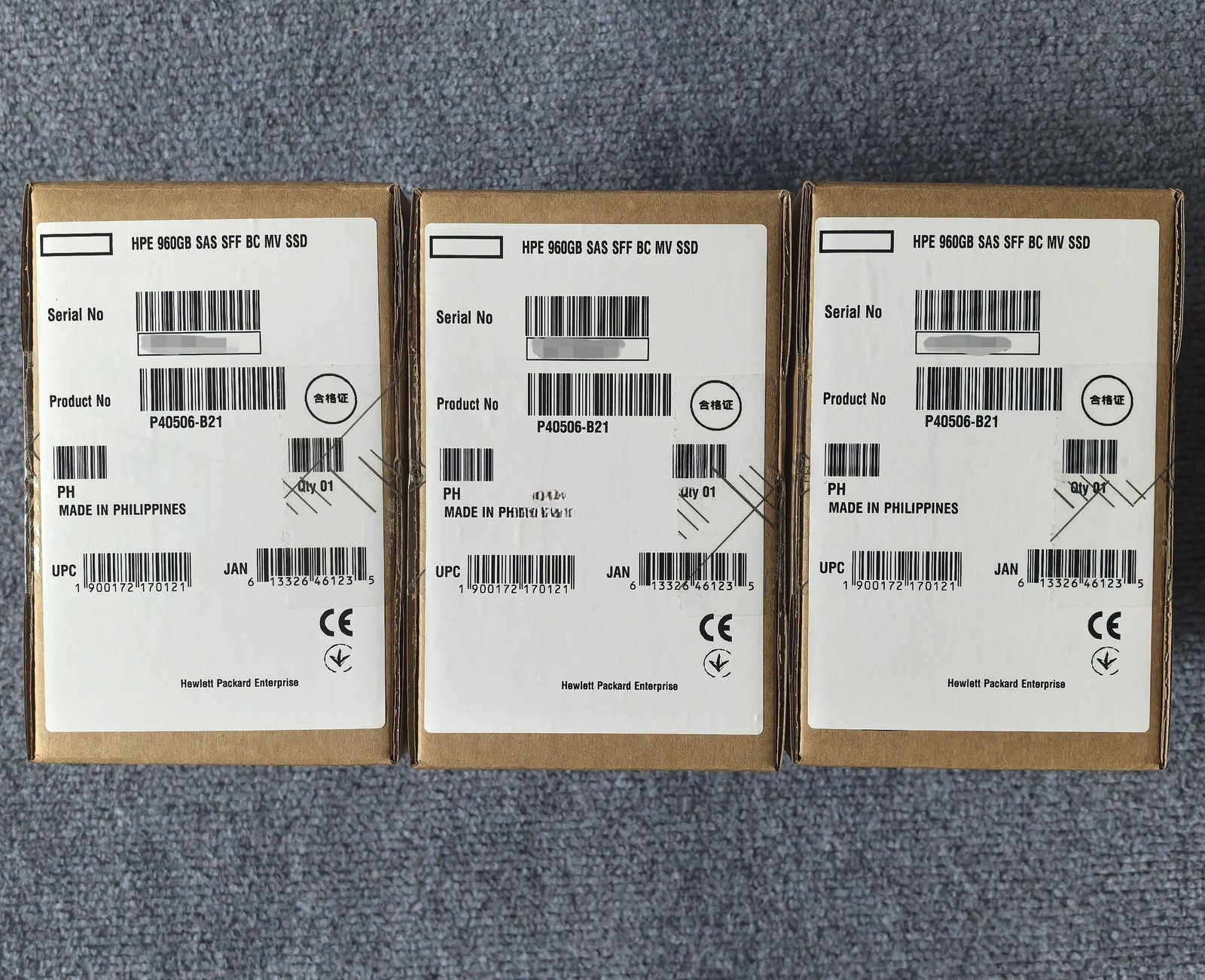 HPE P40506-B21 960GB P41531-001 2.5" SAS 12Gbps RI Gen10 Plus V2 Gen11 SSD Drive