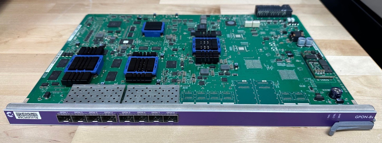 Calix GPON-8x 8-Port GPON Line Card for E7-20 100-03007