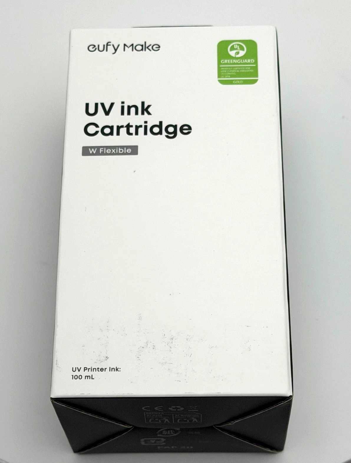 Eufy Make - White Flexible UV ink Cartridge for E1 UV Printer - NEW 111-103-0FF