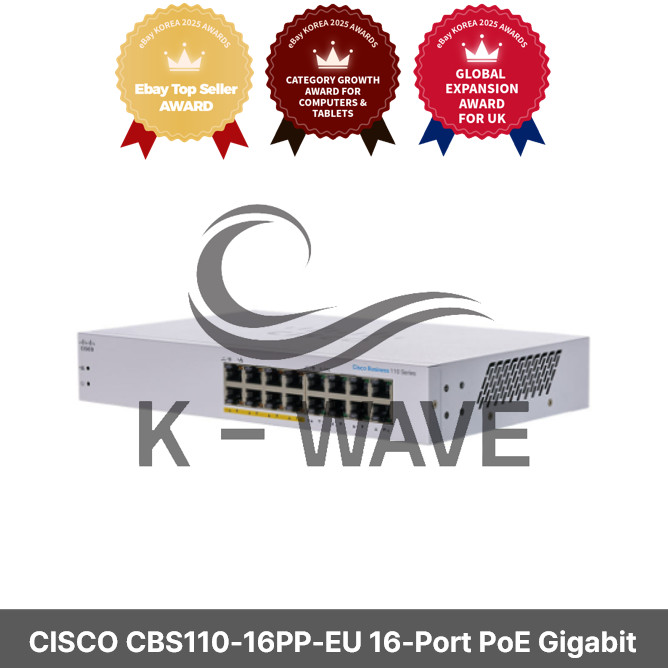 CISCO CBS110-16PP-EU 16-Port PoE Gigabit Switch / Express / Genuine