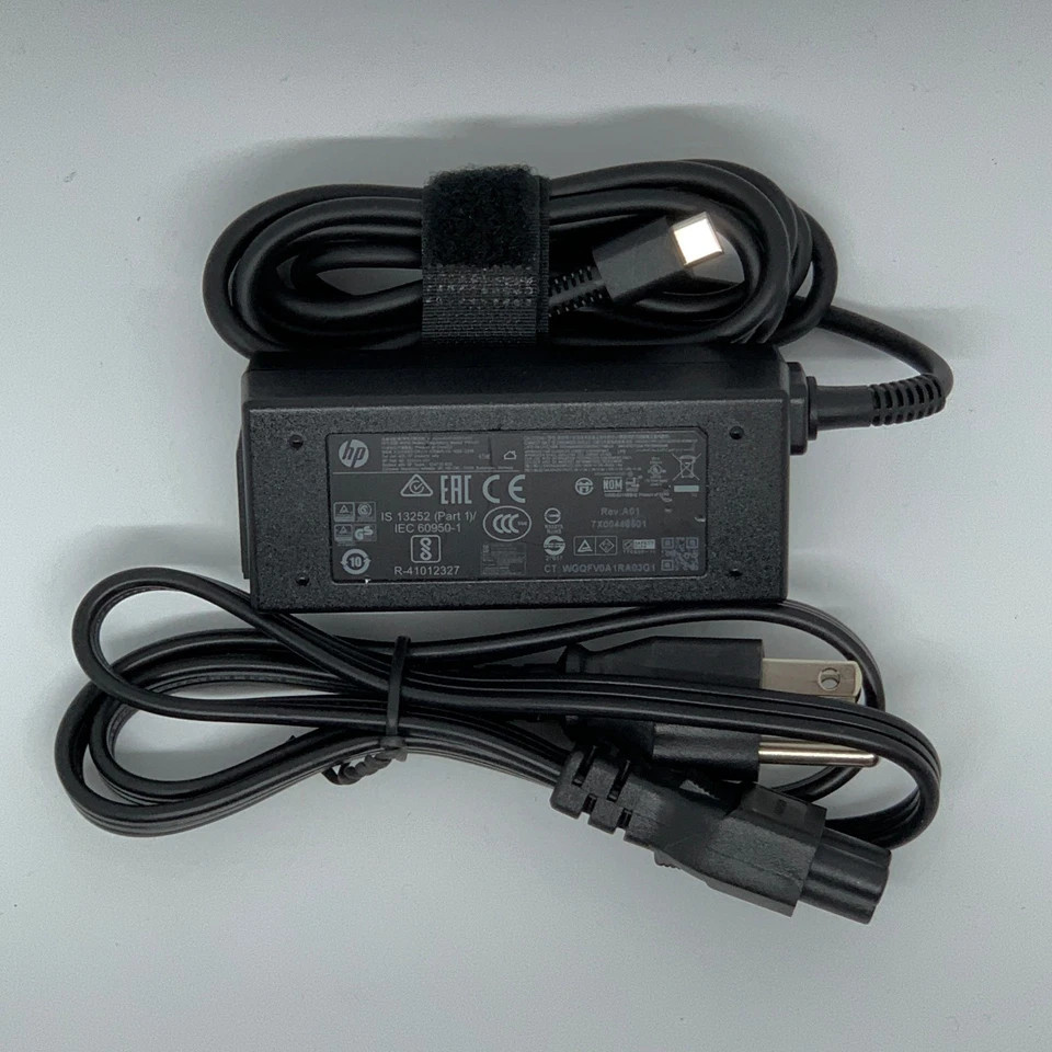 HP ELITEBOOK FOLIO G1 (X3E66PA) 45w Charger AC Power Adapter NEW Genuine