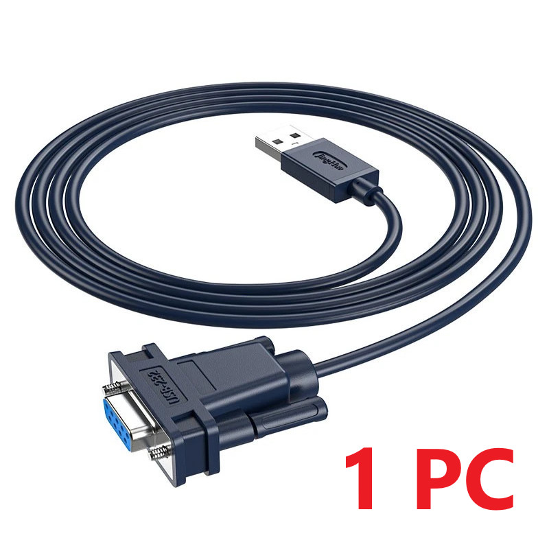 3.9 Ft USB 2.0 to Female DB9 RS232 Serial Converter 9 Pin Adapter Cable PDA Lot